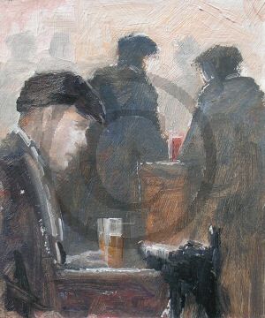 original oil painting by Dick Gilhespy